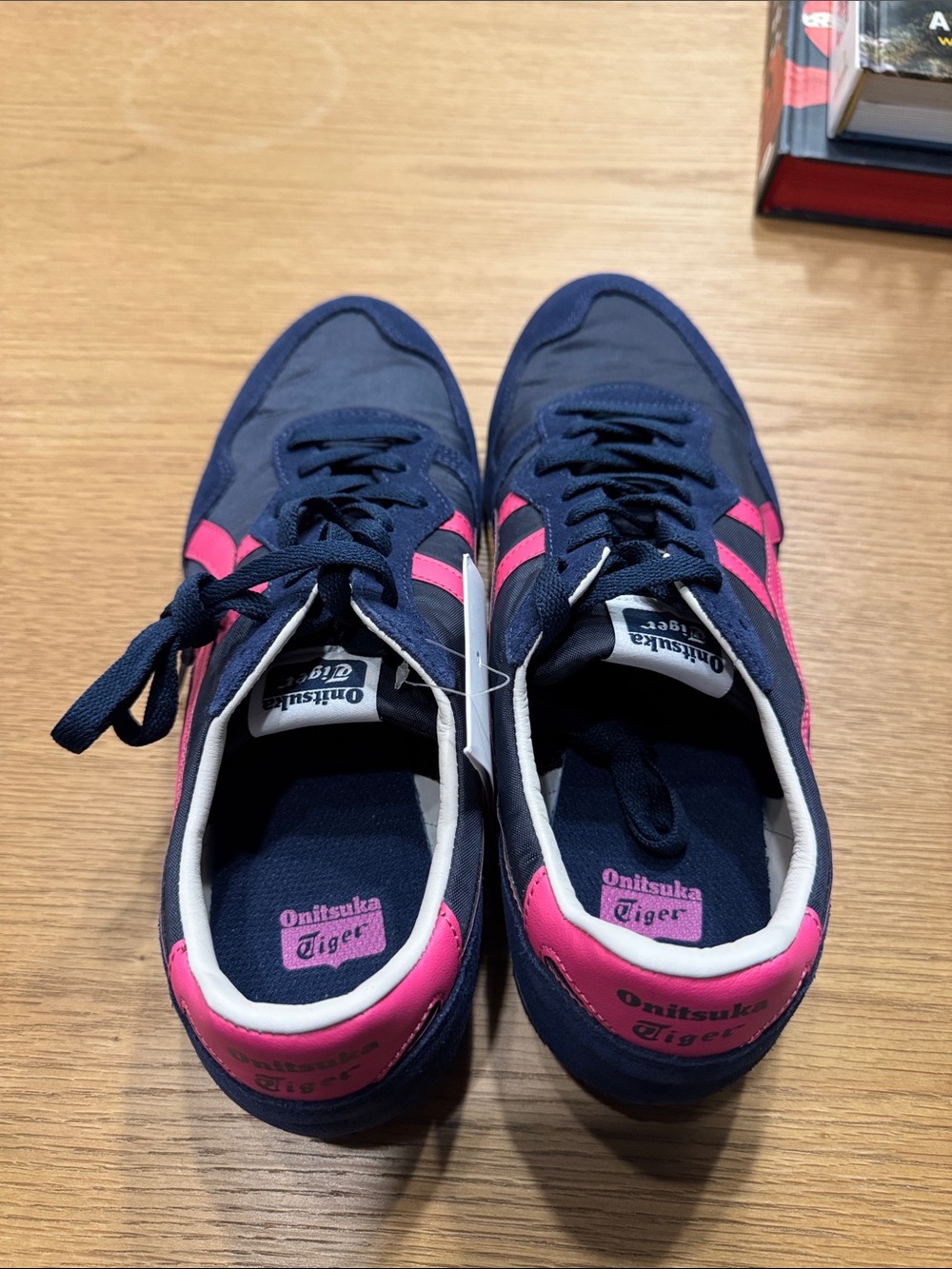 Onitsuka Tiger by Asics Navy and Pink Women's Sneakers - Picture 7 of 13